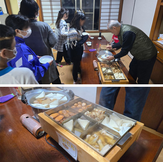 子どもたちへプレゼント