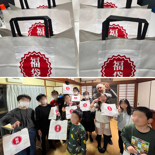 子どもたちへプレゼント